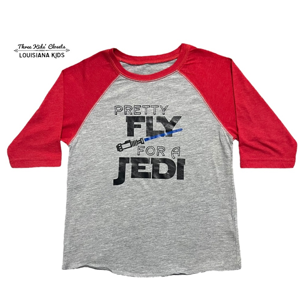 Custom Youth XS Star Wars Jedi Raglan Shirt
